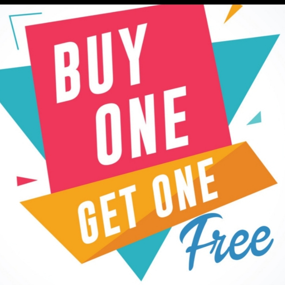 Flash Sale! Buy one get 2 free or Bogo sale!